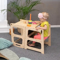 Load image into Gallery viewer, Wooden Montessori Learning Tower With Blackboard
